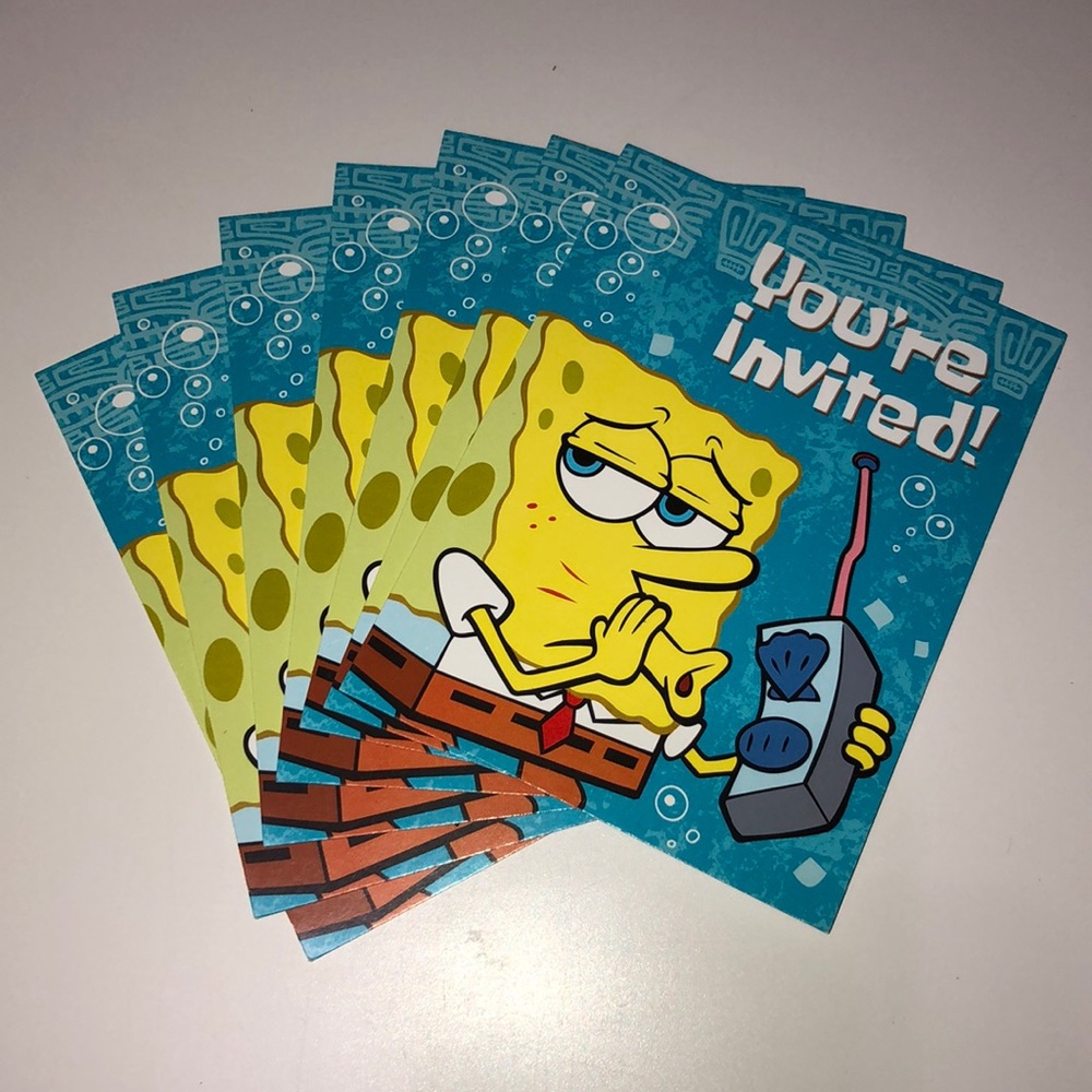 Spongebob Invitations